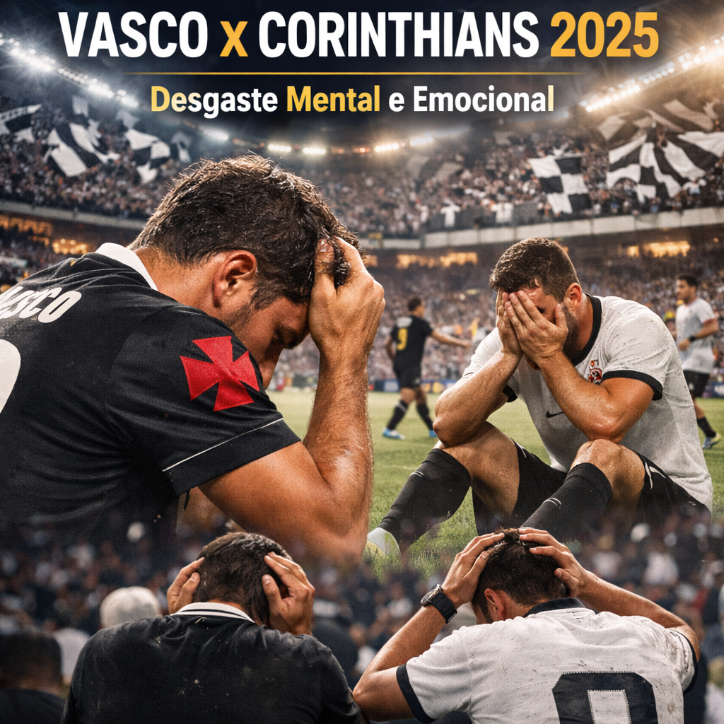 Vasco x Corinthians 2025: 4 Lições Sobre o Desgaste Mental e Emocional no Esporte